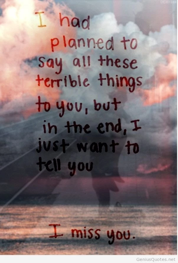 Awesome I Miss You Wallpapers Image With Quote