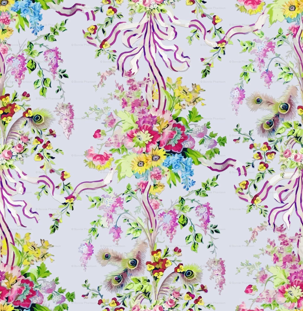 Rococo: Marie Antoinette's Boudoir   Painted Fabric ...