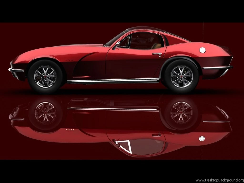 2009 Viper Concept 1967 By Rafael Reston   Maroon Side Reflection ...