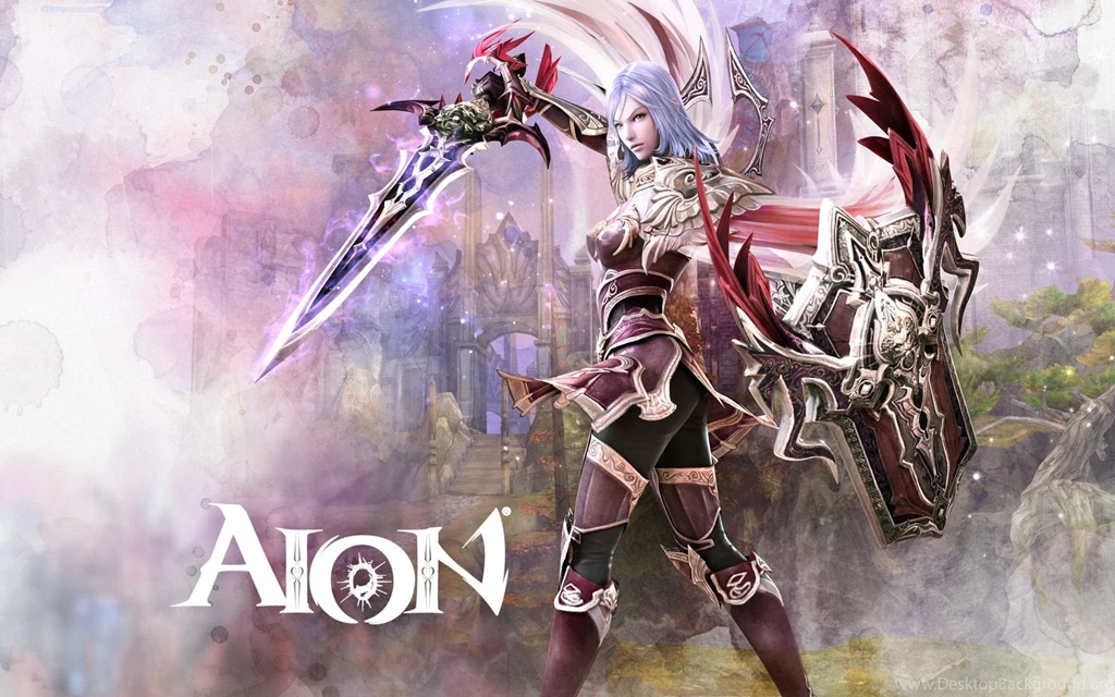 Aion Wallpapers 021 – Asmodian Templar – Ethereal Games