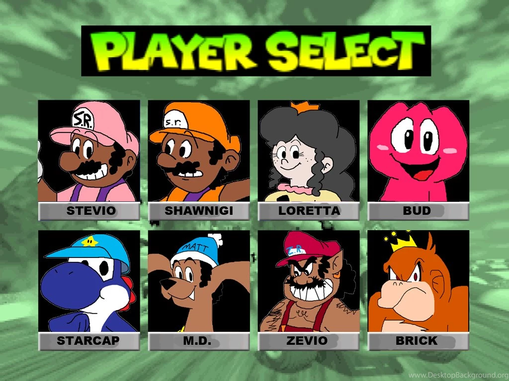 Stevio Kart 64 Character Roster By Coconutstevio92 On DeviantArt