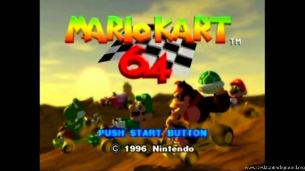 Mario Kart 64 Intro Opening 1 YouTube