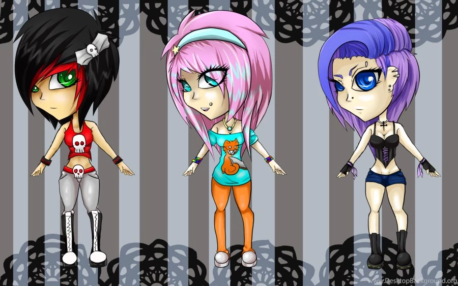 Emo Scene Goth Adopts By Plushieemokid On DeviantArt
