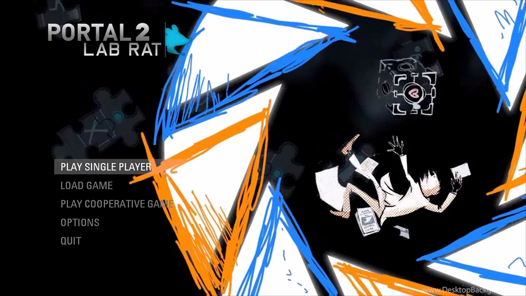 Main Menu Backgrounds Image Lab Rat Mod For Portal 2 Mod DB