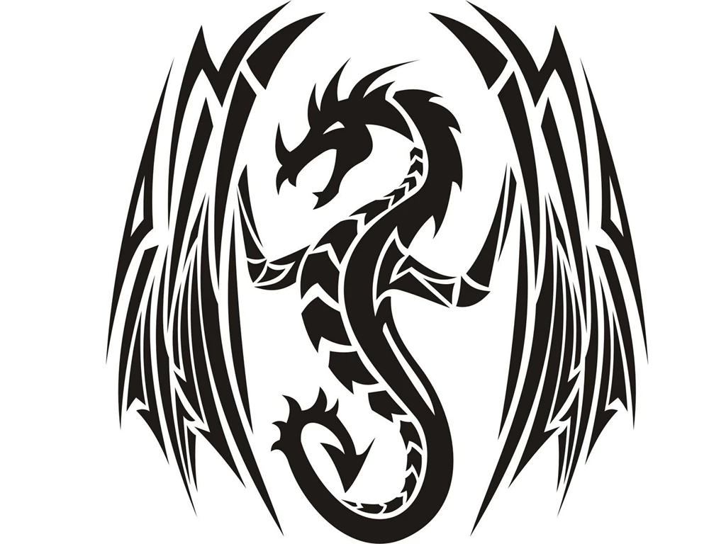 Free Designs Wide Eings Of Tribal Dragon Tattoo Wallpapers ...