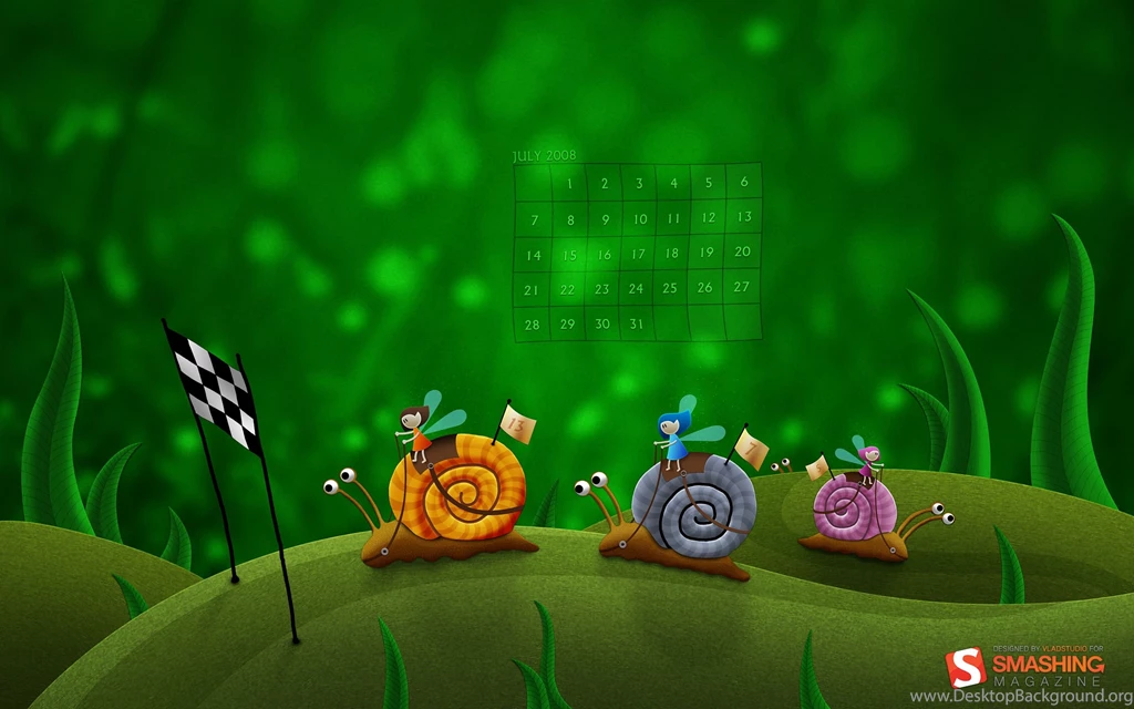 Desktop Wallpapers Calendar: July 2008 – Smashing Magazine