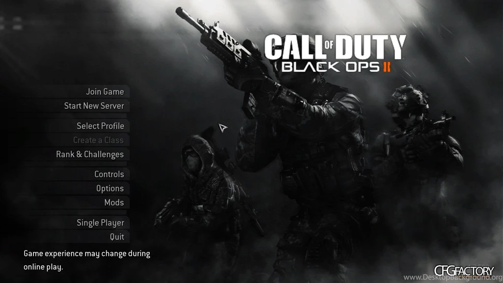 Black Ops 2 Menu Download CFGFactory