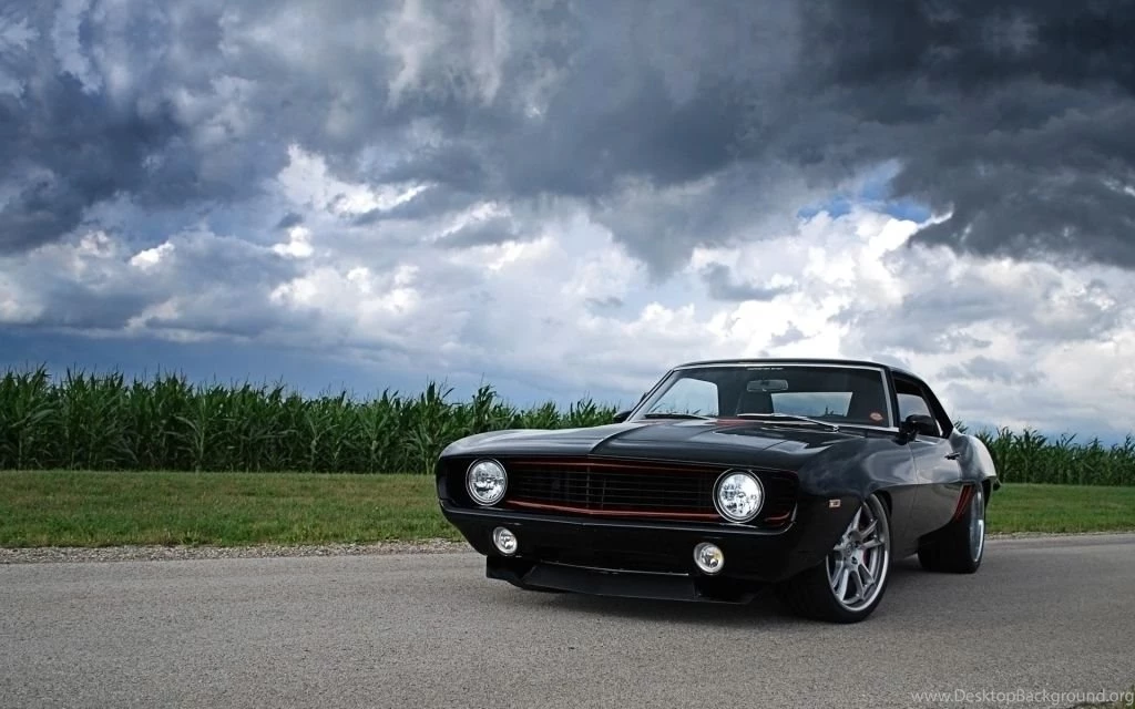 1969 Camaro Ss Black Wallpapers