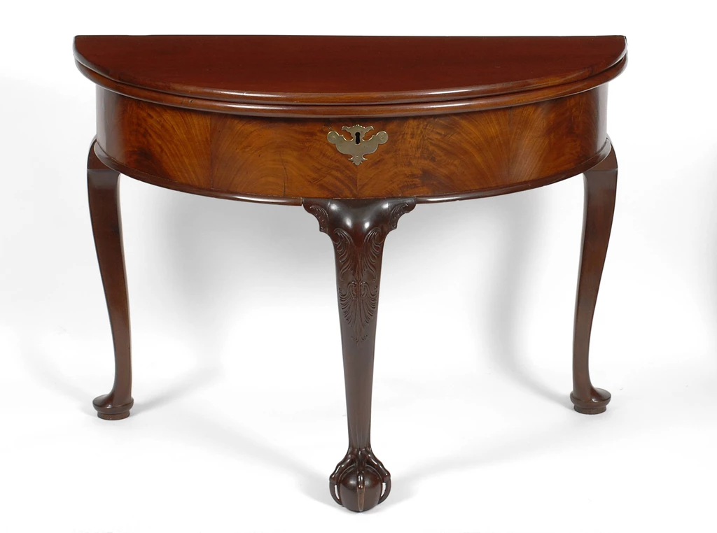 Chippendale Games Table, Newport, RI   Clocks 11009 : Gary ...