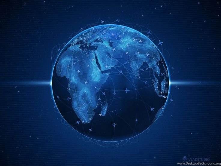Dark Blue Globe Wallpapers 1600x1200