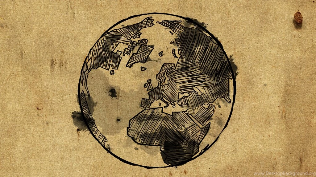 Grunge Globe Wallpapers 1920x1080