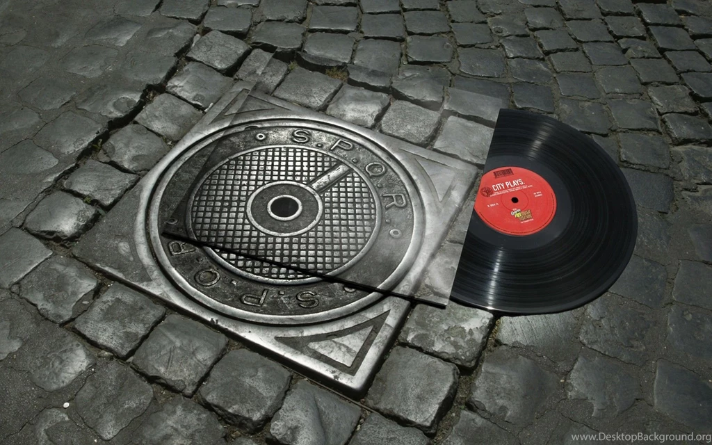 Music Vinyl Rome Asphalt Disc Spqr Wallpapers