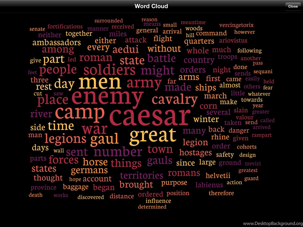 Screenshots Of SPQR For iPad And iPhone