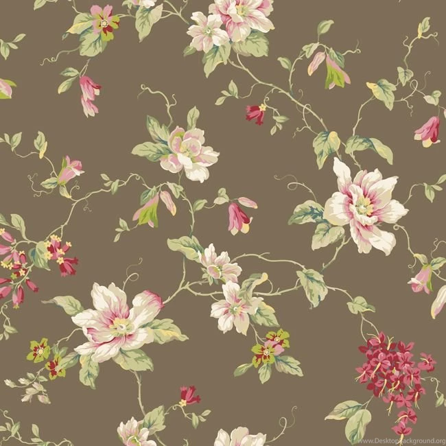 YV9023 Ashford House Blooms Magnolia Wallpapers By York