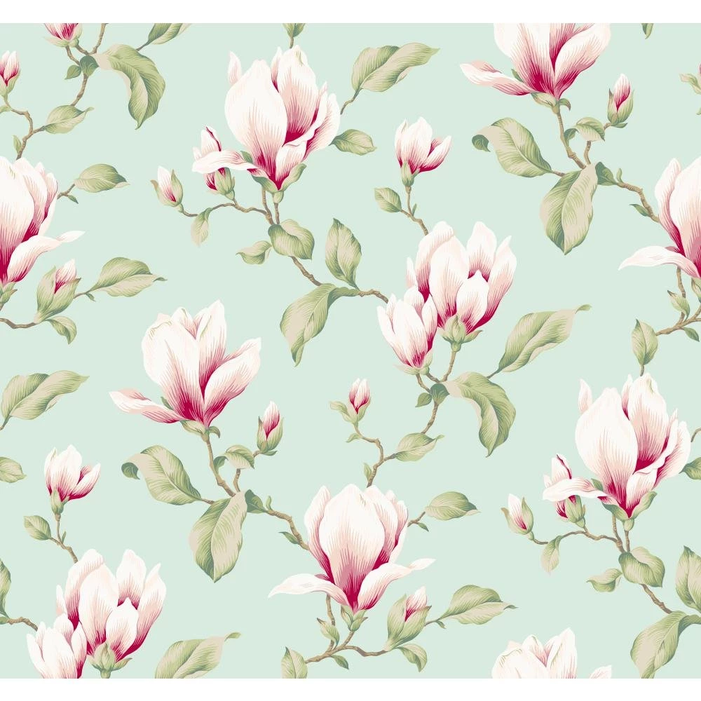 Ashford House Blooms Magnolia Branch Wallpapers Wallpapers ...