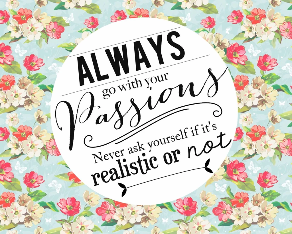 Freebie! Inspiring Floral Wallpaper! Words To Inspire...   RubbishLove