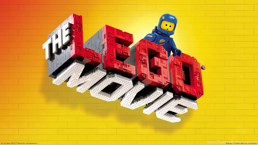 The Lego Movie 3D Text Wallpapers Computer Desk