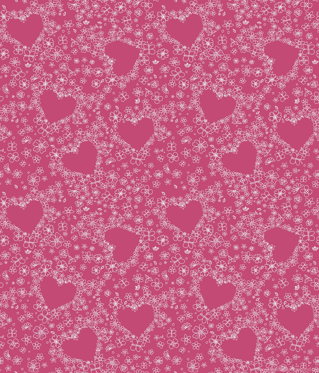 Disney Princess Pink Hearts Wallpapers InteriorDecorating