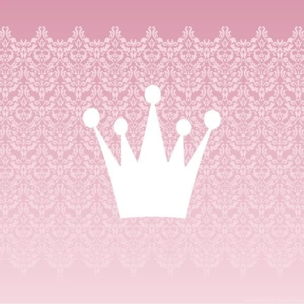 Homeworks Etc White Princess Crown Damask Canvas Wall Art ...