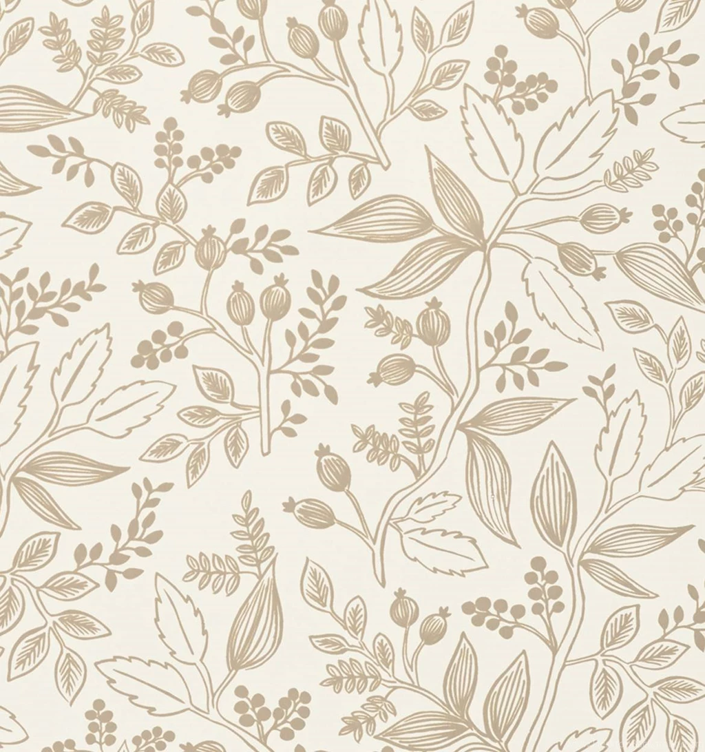 Queen Anne (Taupe) Wallpapers By RIFLE PAPER Co.