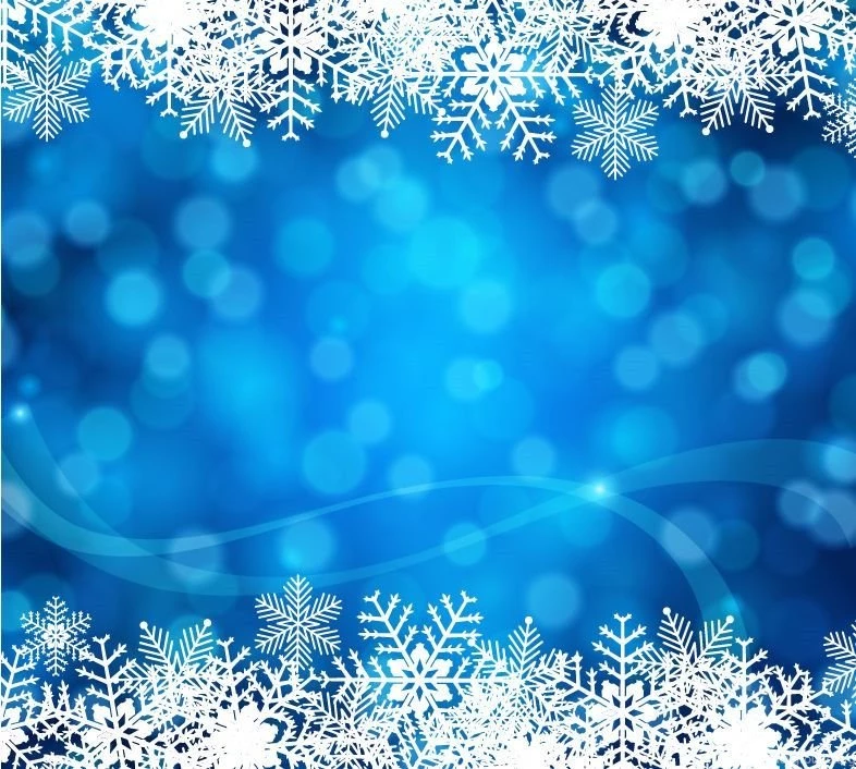 Blue Christmas Backgrounds Vector Art