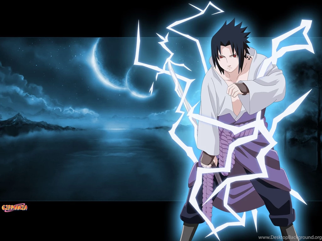 Sasuke Uchiha Shippuden Chidori   Wallpaper.