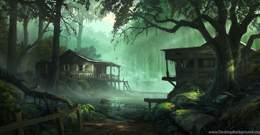 Dark Forest House Wallpapers HD