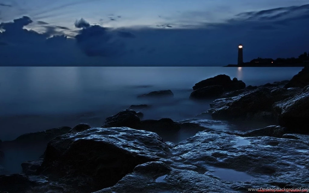 Deep Ocean & Black Stones Wallpapers