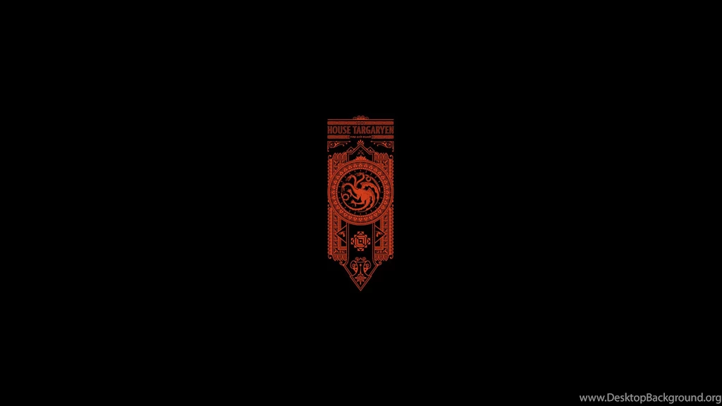Game Of Thrones Song Of Ice And Fire Targaryen Minimal Black ...