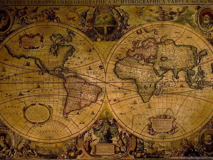 1024x768 Ancient World Map HD Wallpapers