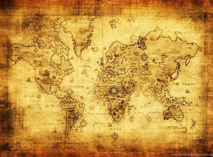 Liven Up Your Wall With This 'Old Map' Feature Wallpaper.