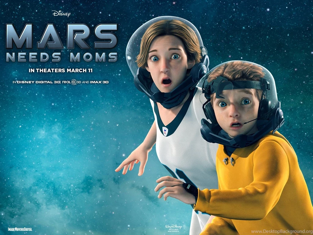 Animated Movie : Mars Needs Moms Wallpapers