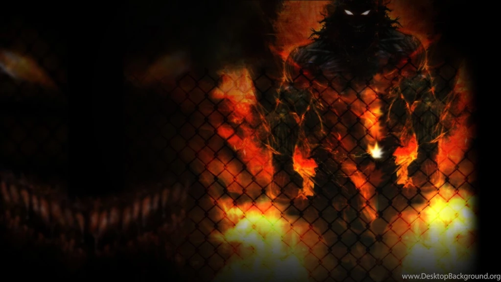 Download Wallpapers 1920x1080 Disturbed, Monster, Animal, Fire, Net ...