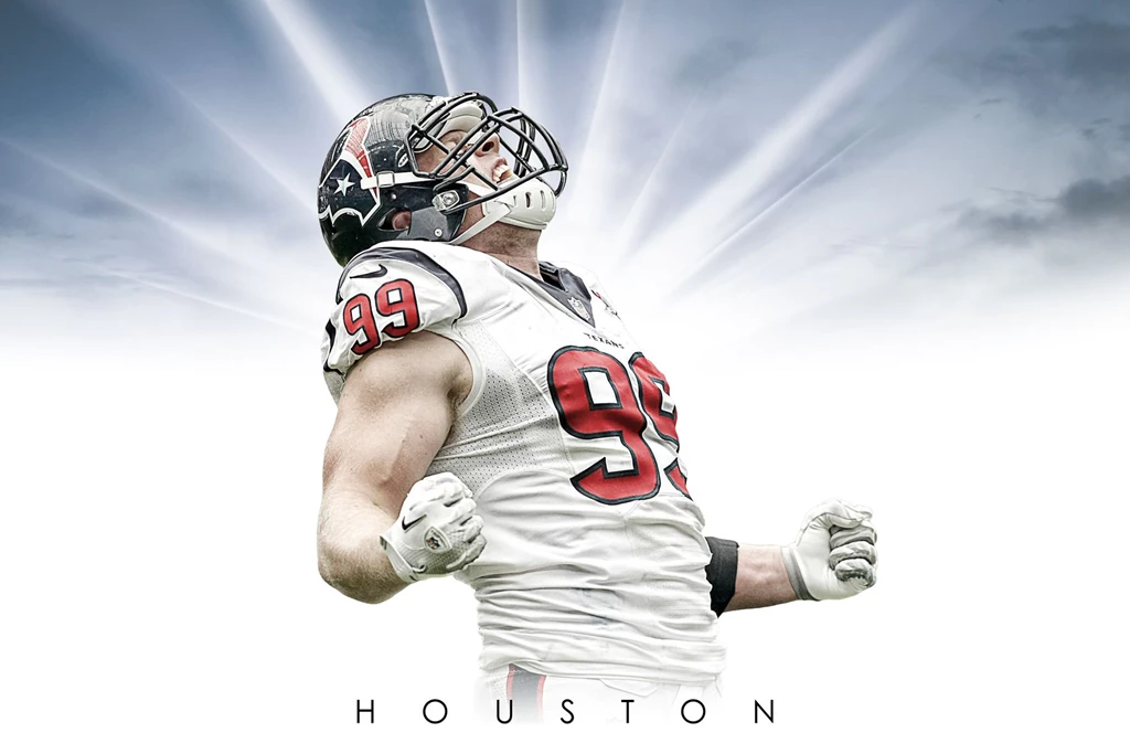 JJ Watt Celebration Sunburst Desktop Wallpapers [1920x1280] : Texans