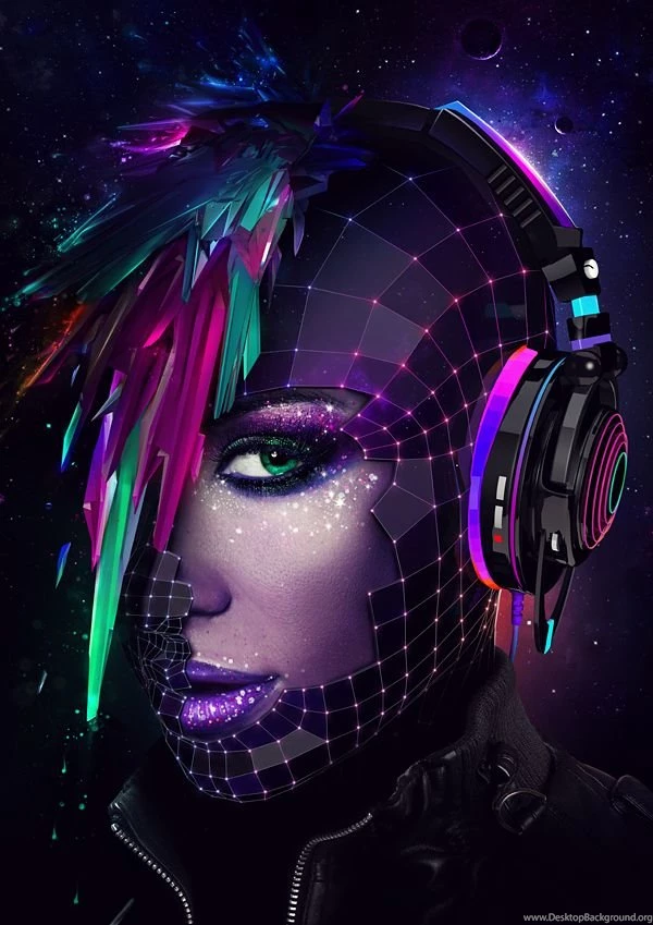 Download Amazing Wallpapers "She Can DJ" By Michal Sycz