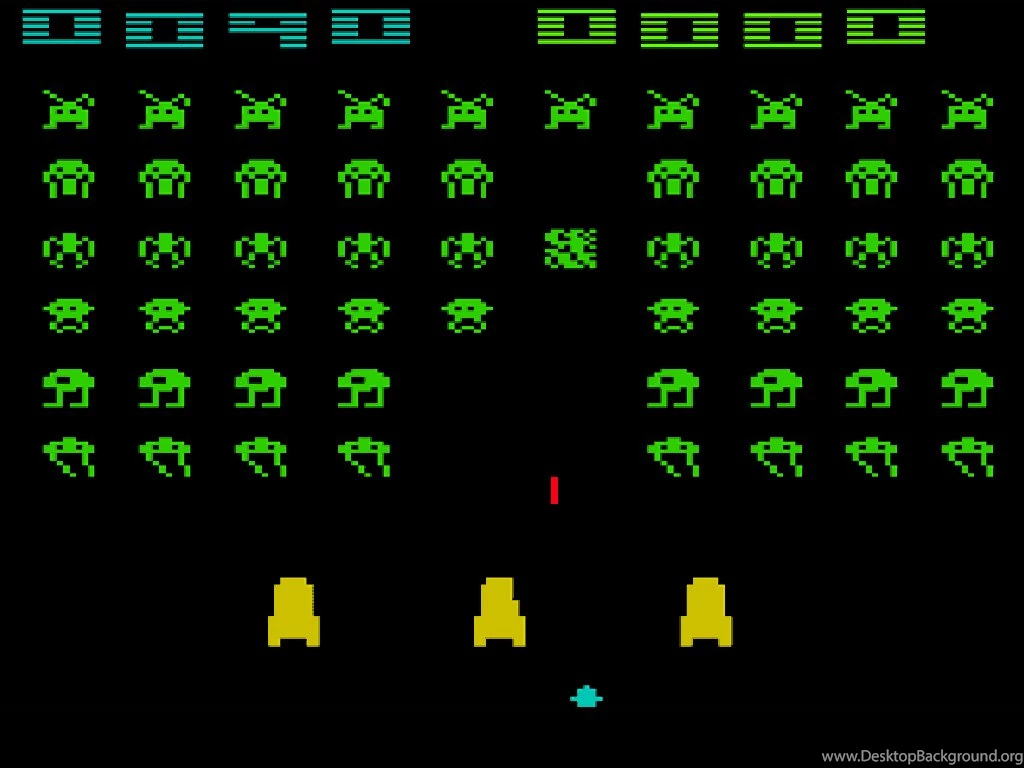 Space Invaders Backgrounds Gif By Machinetwelve