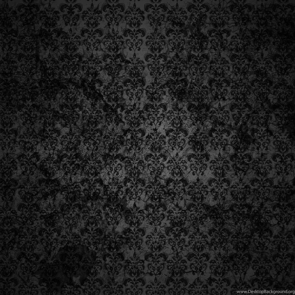 Black Floral Grunge iPad Wallpapers Download