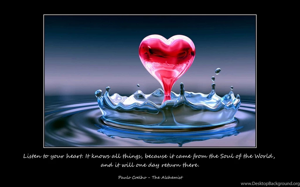 Download Emotional Sad The Alchemist Paulo Coelho Quotes Wallpapers ...