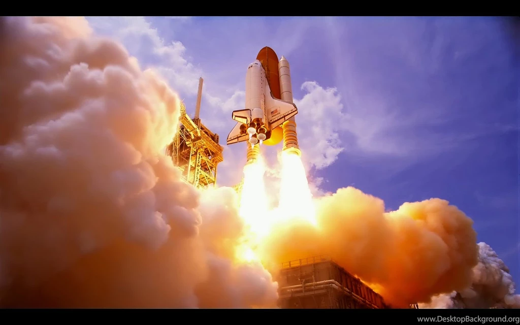 Space shuttle Spaceships Spacecrafts Rockets Nasa Fire Flames Sci ...