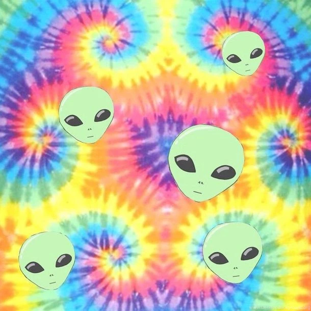 Alien, Colorful, Tie Dye, Wallpapers   Image