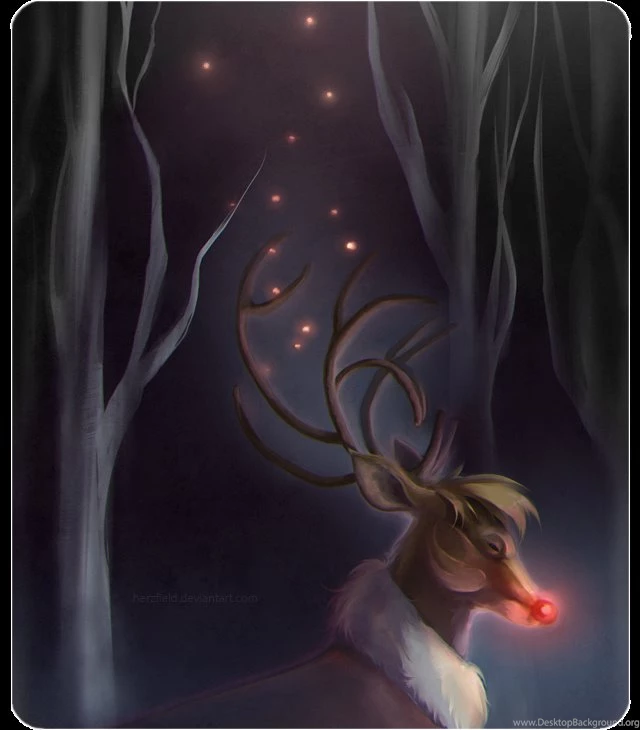Rudolph The Red Nosed Reindeer: By Half ralf On DeviantArt