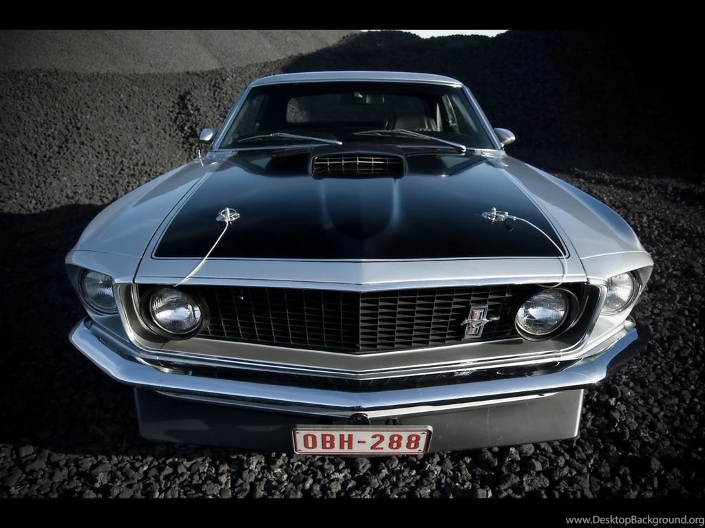 1969 Ford Mustang Hardtop Front 1024x768 Wallpapers