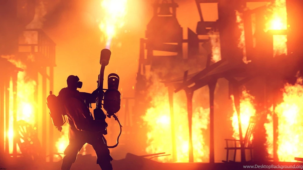 Download 2560x1440 TF2 Firestarter Wallpapers