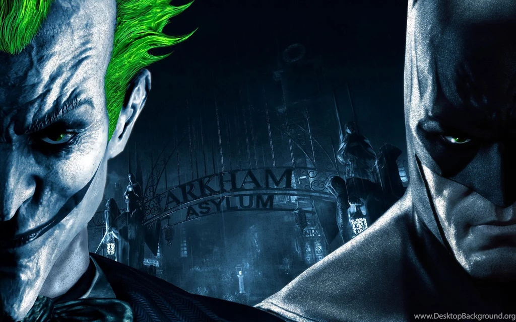 Joker And Batman From Batman:Arkham Asylum Wallpapers 29099