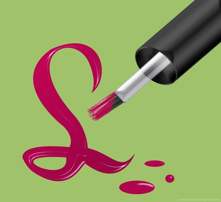 Letter 'L' In Nail Polish By Nymphont On DeviantArt