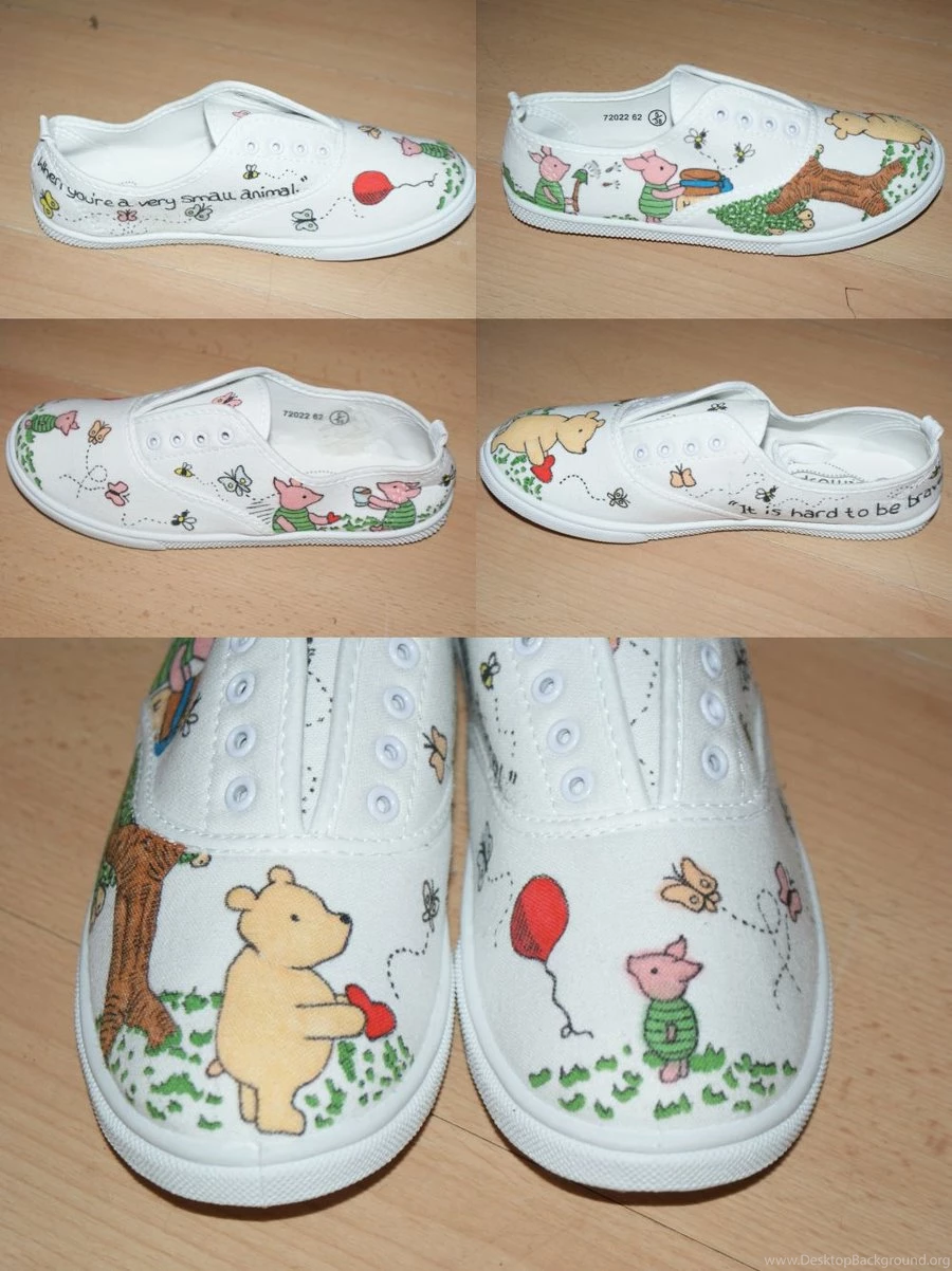 Classic Winnie The Pooh Shoes. By Gratian Grime On DeviantArt
