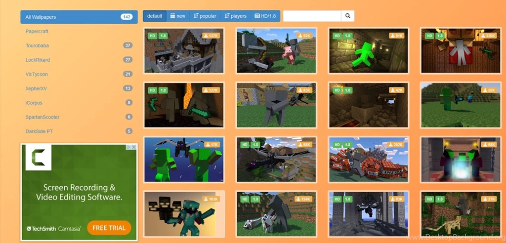 Minecraft Wallpapers Creator (Now Avalible) PTL Gaming Online