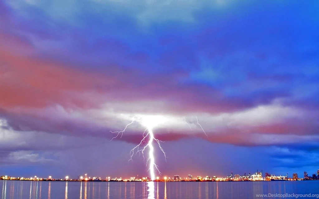 Lightning Strike « Free Wallpapers 1440x900 Download Desktop ...