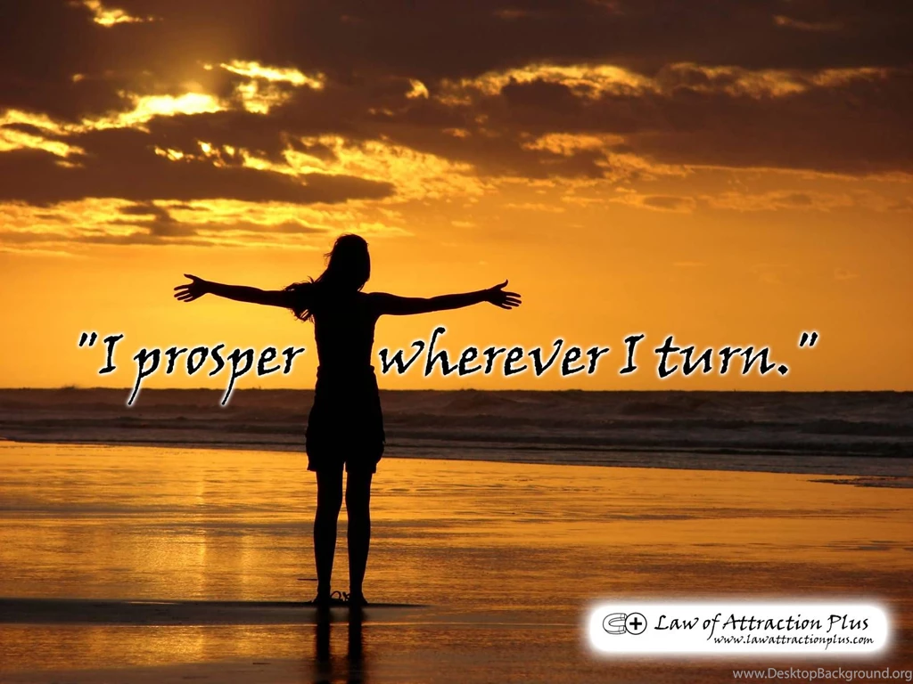 I Prosper Wherever I Turn." (Wallpapers + Decree)