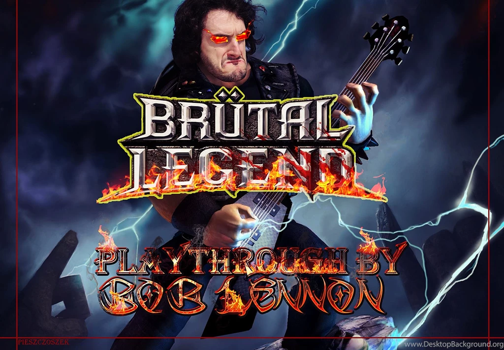 BRUTAL LEGEND Game Poster Guitar D Wallpapers